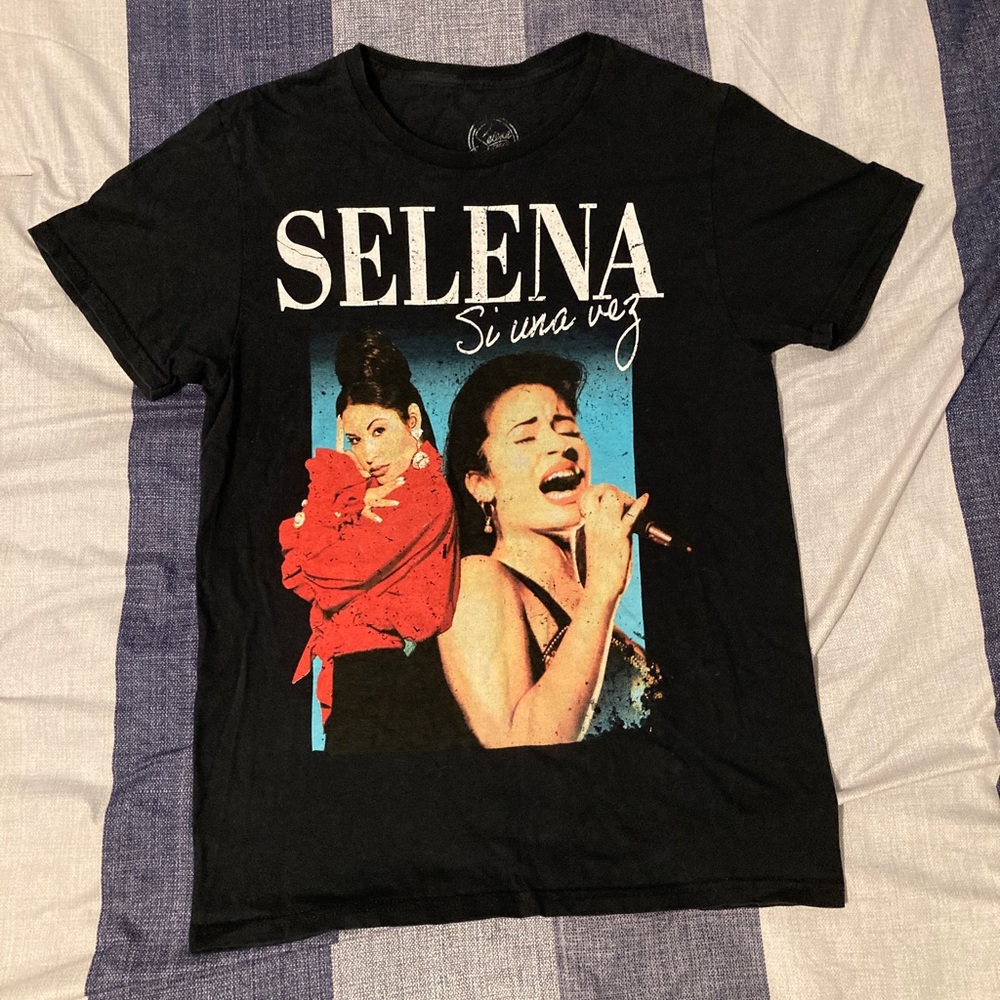 Selena Quintanilla Womens T Shirt Sz S Black